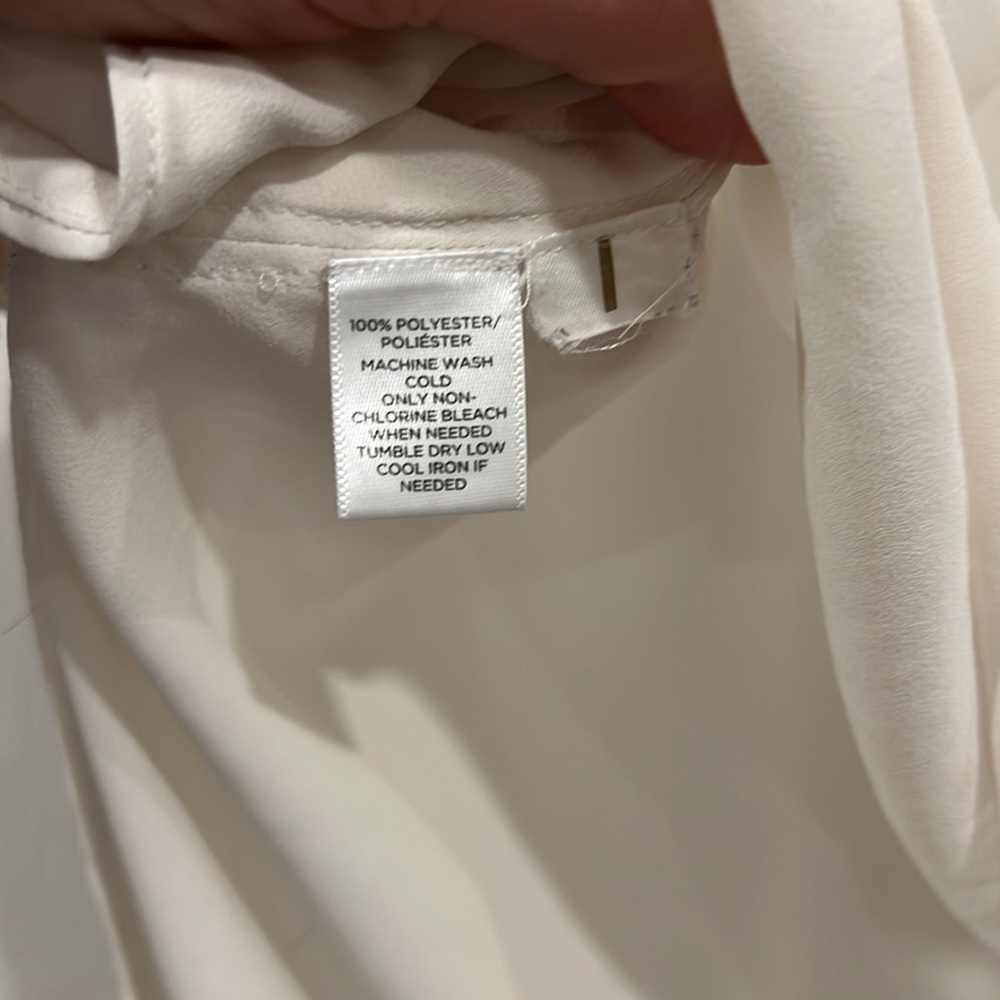 LOFT Tank Shell Womens Cream Size Medium - Picture 5 of 5